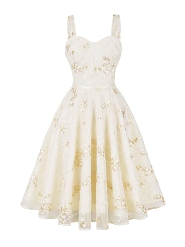 Amazon.com: Tulle Flower Embroidered Dress Women Floral